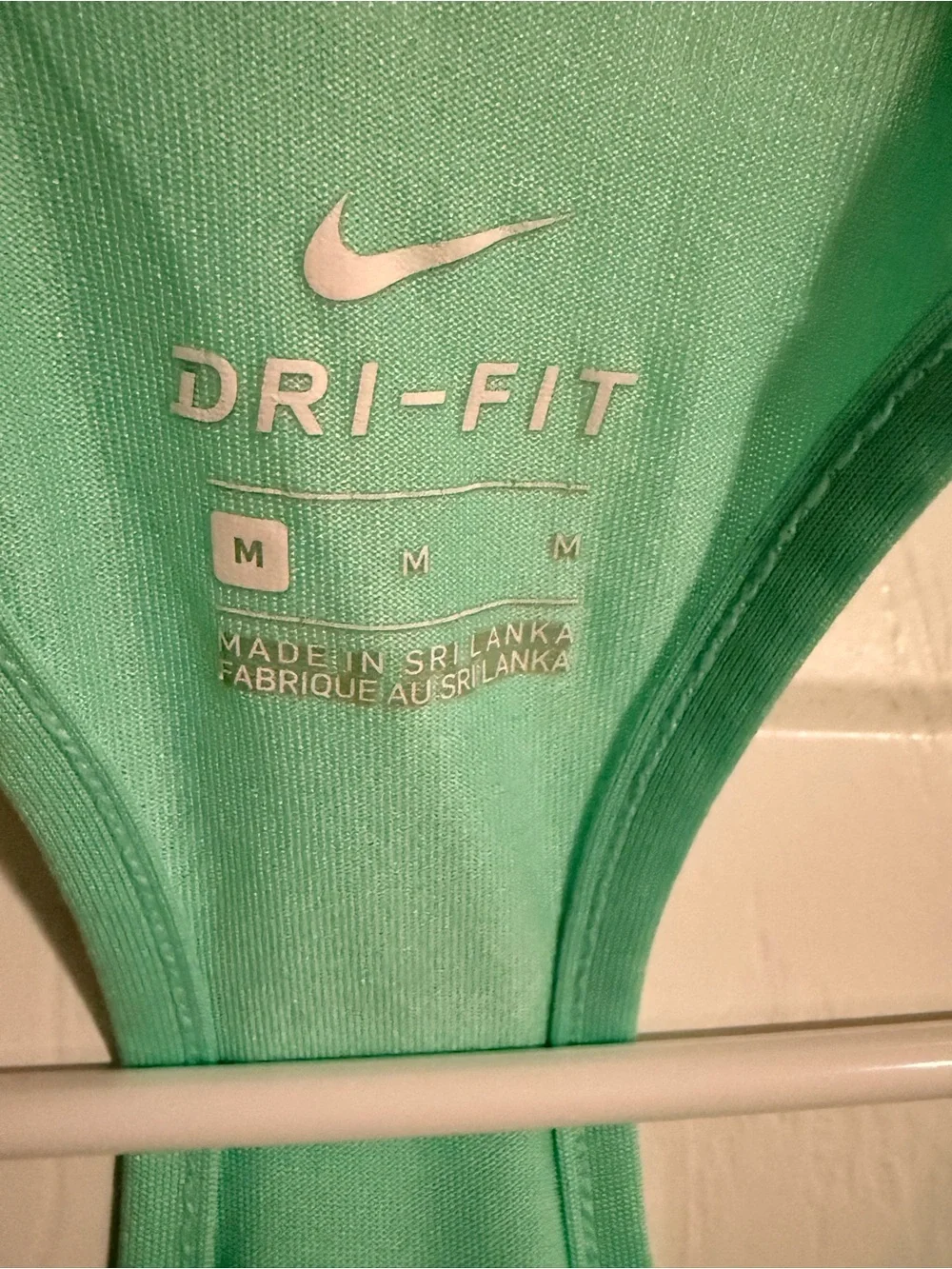 TWO Nike Dri-FIT Women's Tank Tops - Navy Blue and Light Green Size Med - Picture 5 of 6